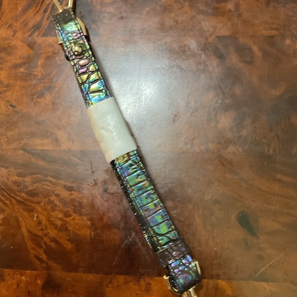 NWT Brahmin Iridescent Black Pearl Satchel - Picture 5 of 11